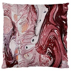 Cora; abstraction Large Flano Cushion Case (One Side)