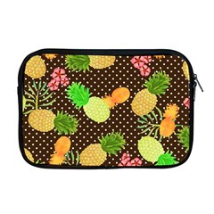 Troipcal Pineapple Fun Apple Macbook Pro 17  Zipper Case by PaperDesignNest