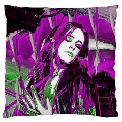 St  Cathy  Large Cushion Case (one Side) by MRNStudios