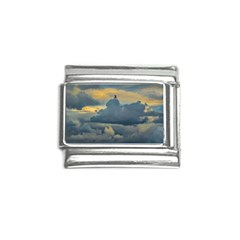 Bird Flying Over Stormy Sky Italian Charm (9mm) by dflcprintsclothing