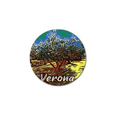 Colorful Verona Olive Tree Golf Ball Marker (4 Pack) by ConteMonfrey