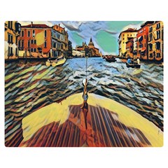 Gondola View   Premium Plush Fleece Blanket (medium) by ConteMonfrey