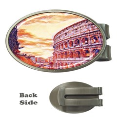 Rome Colosseo, Italy Money Clips (oval)  by ConteMonfrey