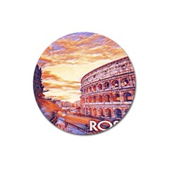 Rome Colosseo, Italy Magnet 3  (round) by ConteMonfrey