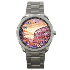 Rome Colosseo, Italy Sport Metal Watch by ConteMonfrey