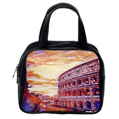 Rome Colosseo, Italy Classic Handbag (one Side) by ConteMonfrey