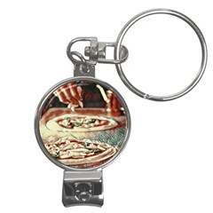 Naples Pizza On The Making Nail Clippers Key Chain