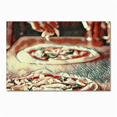 Naples Pizza on the making Postcards 5  x 7  (Pkg of 10)