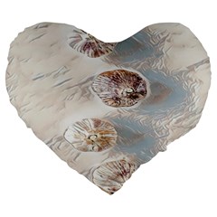 There`s Not Such A Thing As Too Much Garlic! Large 19  Premium Heart Shape Cushions by ConteMonfrey