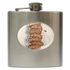 Bread Is Life - Italian Food Hip Flask (6 Oz) by ConteMonfrey