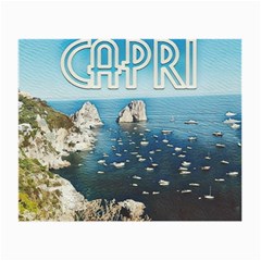 Capri, Italy Vintage Island  Small Glasses Cloth (2 Sides) by ConteMonfrey