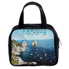 Capri, Italy Vintage Island  Classic Handbag (two Sides) by ConteMonfrey