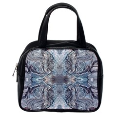 Abstract Marble Classic Handbag (one Side) by kaleidomarblingart