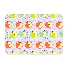 Love Apples Blue Plate Mats by PaperDesignNest