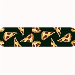 Pizza Slices Pattern Green Large Bar Mat by TetiBright