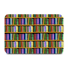 Books On A Shelf Plate Mats by TetiBright