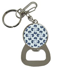 Blue Dolphins Pattern Bottle Opener Key Chain by TetiBright