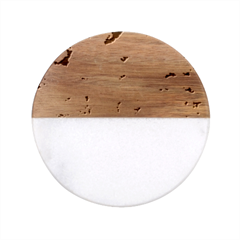Couds Classic Marble Wood Coaster (round) 