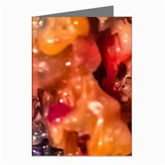 Multicolored Melted Wax Texture Greeting Cards (pkg Of 8) by dflcprintsclothing