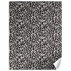 Black Cheetah Skin Canvas 18  x 24 