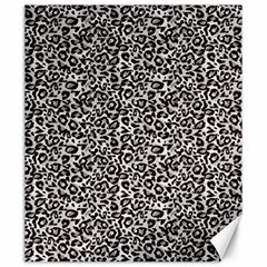 Black Cheetah Skin Canvas 20  x 24 