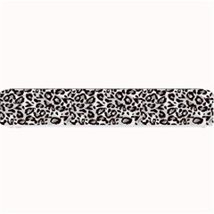 Black Cheetah Skin Small Bar Mat