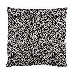 Black Cheetah Skin Standard Cushion Case (Two Sides)