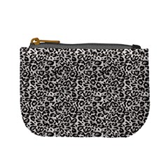 Black Cheetah Skin Mini Coin Purse by Sparkle