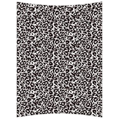 Black Cheetah Skin Back Support Cushion