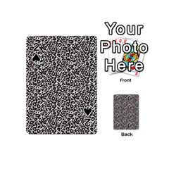 Black Cheetah Skin Playing Cards 54 Designs (mini) by Sparkle