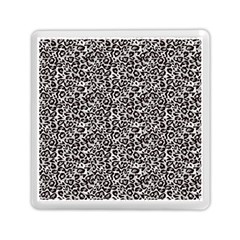 Black Cheetah Skin Memory Card Reader (square) by Sparkle