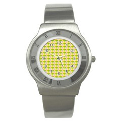 Floral Stainless Steel Watch by Sparkle