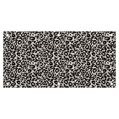 Black Cheetah Skin Banner And Sign 6  X 3  by Sparkle