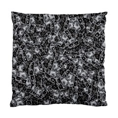 Creepy Head Mask Motif Random Pattern Standard Cushion Case (Two Sides)