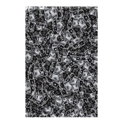 Creepy Head Mask Motif Random Pattern Shower Curtain 48  x 72  (Small) 