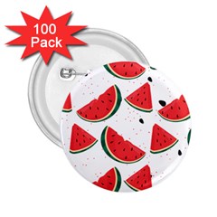 Watermelon Seamless Pattern 2 25  Buttons (100 Pack) 