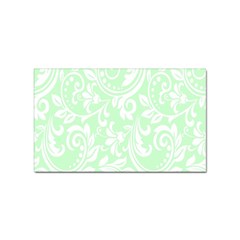 Clean Ornament Tribal Flowers  Sticker (rectangular) by ConteMonfrey