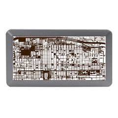 Antique Oriental Town Map  Memory Card Reader (mini) by ConteMonfrey