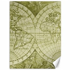 Vintage Mapa Mundi  Canvas 36  X 48  by ConteMonfrey