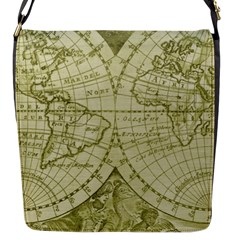 Vintage Mapa Mundi  Flap Closure Messenger Bag (s) by ConteMonfrey