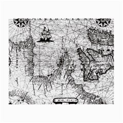 Antique Mercant Map  Small Glasses Cloth by ConteMonfrey