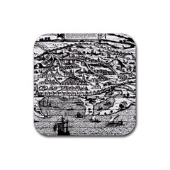 Old Civilization Rubber Coaster (Square)