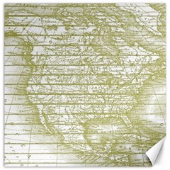 Vintage America`s Map Canvas 12  X 12  by ConteMonfrey
