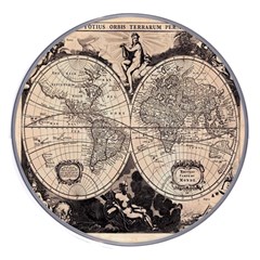 World Map - Nova Delineatio Totius Orbis Terrarum -  1659-1733 Wireless Charger by ConteMonfrey