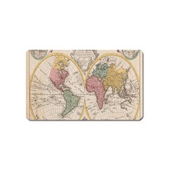 Mapa Mundi 1775 Magnet (Name Card)