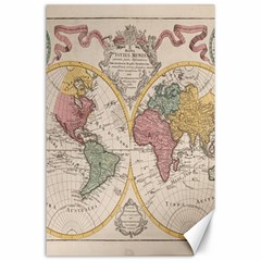 Mapa Mundi 1775 Canvas 24  x 36 