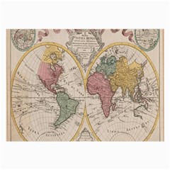 Mapa Mundi 1775 Large Glasses Cloth