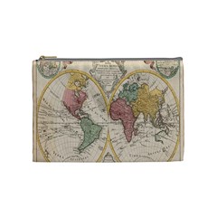 Mapa Mundi 1775 Cosmetic Bag (Medium)