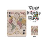Mapa Mundi 1775 Playing Cards 54 Designs (Mini) Front - Club8