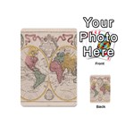 Mapa Mundi 1775 Playing Cards 54 Designs (Mini) Back